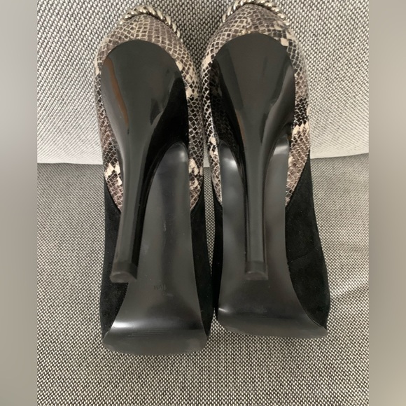 Guess suede peep toe with chains - Picture 4 of 6